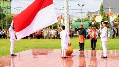 Pringati Hardiknas Tahun 2024 Pemkab Sanggau Gelar Upacara