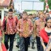 Pj Bupati Sanggau Hadir Di Acara Adat Panca Puntu Mang Pihit ke-V Di Desa Pengadang