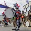Gita Abdi Praja Angkatan 33 IPDN Kampus Kalbar Gelar Pertunjukan Devile Drumcorps Di Depan Kantor Bupati Sanggau.