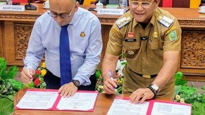 MoU Kesepakatan Kerjasama Antara Pemkab Sanggau Dan Kejari Ditandatangani.