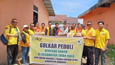 Kepedulian Golkar: 1 Ton Beras untuk Warga Terdampak Banjir