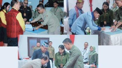 Tiga Paslon Bupati dan Wakil Bupati Sanggau Sudah Mendaftar di KPU