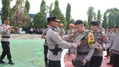 Kapolres Pimpin Apel Kesiapsiagaan Bencana Alam di Kabupaten Landak