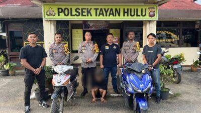 Polisi Ungkap pelaku Curanmor Di Tayan Hulu