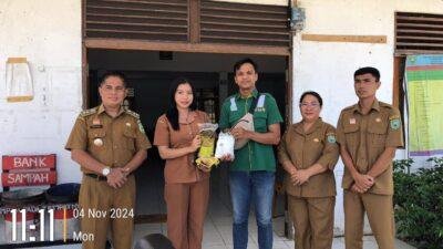 Peduli Musibah Banjir PT SBW Salurkan 100 Paket Sembako Ke Desa Binjai