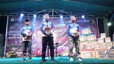 KPU Sanggau Gelar Acara Gebyar Sosialisasi Pilkada 2024 Di Taman Arongk Balopa