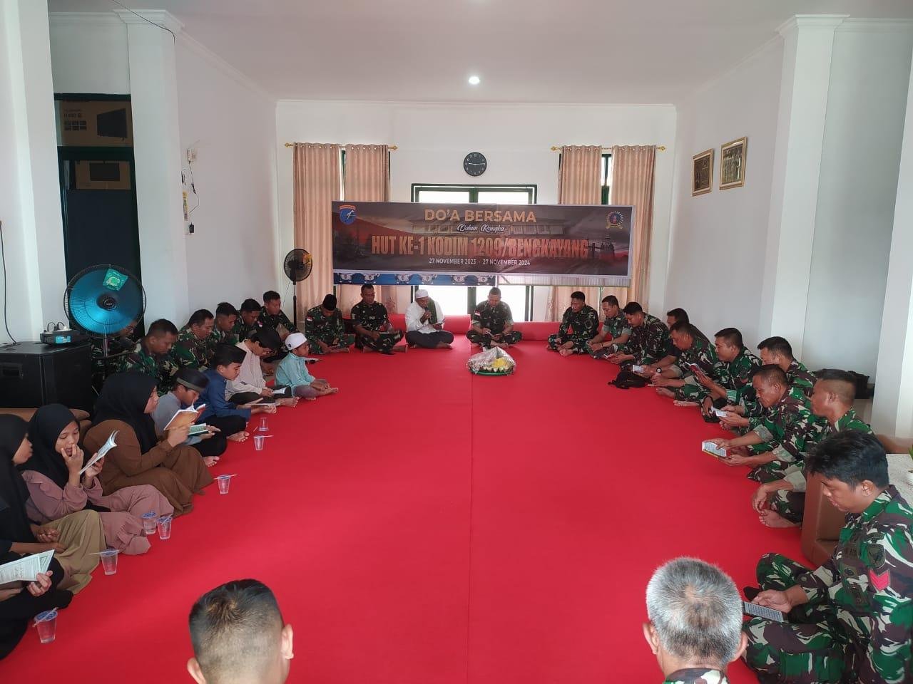 HUT Ke- 1 Kodim 1209 / Bengkayang Diisi Dengan Syukuran Dan Doa Bersama 1 HUT Ke- 1 Kodim 1209 / Bengkayang Diisi Dengan Syukuran Dan Doa Bersama