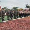 Anggota Kodim 1209/Bky Hadiri Apel Gelar Pasukan Operasi Liong Kapuas 2025 di Polres Bengkayang
