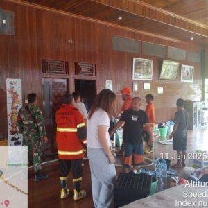 Kebakaran Rumah di Jl. Jenderal Sudirman, Sanggau Tim Gabungan Berhasil Padamkan Api