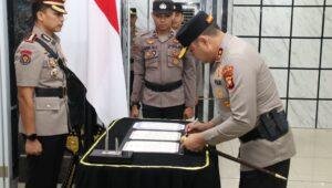 Kapolda Kalbar Pimpin Sertijab Pejabat Utama Polda Kalbar