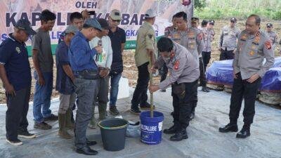 Kapolda Kalbar Dukung Inovasi Bioteknologi dalam Budidaya Jagung di Bengkayang