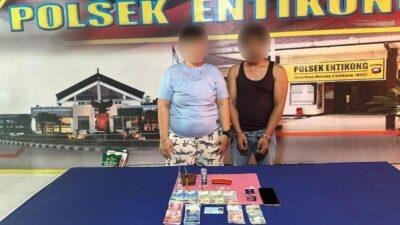 Dua Pria Diamankan di Entikong, Polisi Sita Sabu 2,56 Gram