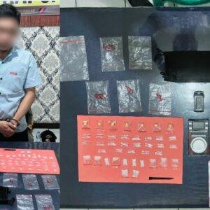 Polisi Temukan Sabu Dan Extacy Saat Gerebek Rumah Kontrakan Di Jalan H Abas Kelurahan Ilir Kota