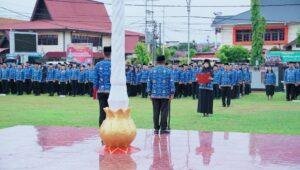 Mengawali Tahun 2025 ASN Sanggau Laksanakan Apel Gabungan