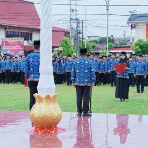 Mengawali Tahun 2025 ASN Sanggau Laksanakan Apel Gabungan