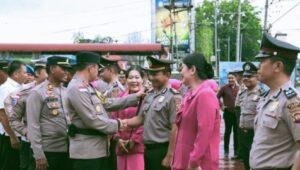 Priode 1 Januari 2025 Sebayak 64 Personel Polres Sanggau Menerima Kenaikan Pangkat