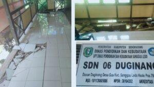 SDN 06 Duginang Sanggau Ledo Meperihatinkan, Kadis Dikbud  Beri Alasan