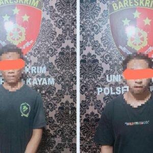 Penangkapan Dua Pelaku Pencurian di Sekayam, Barang Bukti dan Kerugian Capai Puluhan Juta