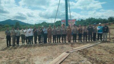 Kapolda Kalbar Letakkan Batu Pertama Pembangunan Pabrik Jagung di Bengkayang