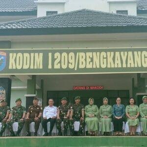 Danrem 121/ABW Kunjungi Kodim 1209/Bky, Ingatkan Disiplin dan Bijak Kelola Keuangan