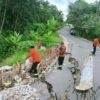 Longsor di Jalan Embaong-Sungai Batu, Akses Distribusi BBM Terancam Terputus