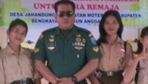 Batuud Koramil 05 Samalantan Jadi Narasumber Sosialisasi Bahaya Narkoba di SMPN 06 Monterado