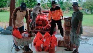 BPBD Bengkayang Salurkan Bantuan Logistik untuk Korban Banjir di Desa Danti