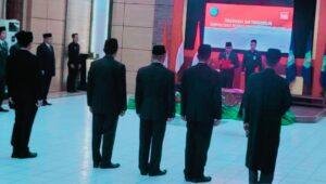 Pj Bupati Sanggau Kukuhkan Enam Pejabat Pimpinan Tinggi Pratama