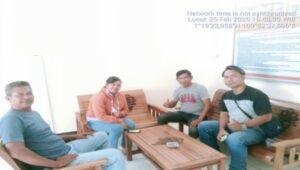 Sinergi dengan Media, Kapolsek Jagoi Babang Bahas Ketahanan Pangan