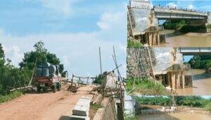 Jembatan Desa Rantau-Goa Boma Rusak Parah, Warga Pertanyakan Transparansi Proyek