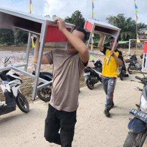 Polsek Bonti Turun Tangan dalam Pemulihan Pasca Banjir