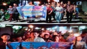 Warga Komplek Akcaya Kemyla 3 Gelar Pawai Obor Sambut Ramadhan 1446 H