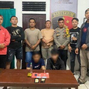 Polsek Tayan Hulu Gerebek Rumah Diduga Tempat Pemakai Narkoba, Dua Pelaku Dibekuk