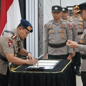 Kapolda Kalbar Pimpin Sertijab Pejabat Utama Polda Kalbar