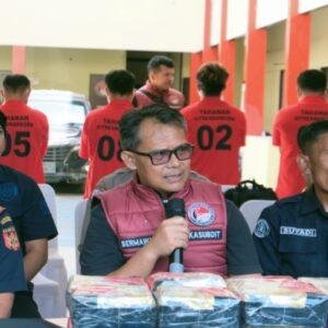 Polda Kalbar Musnahkan 19,9 Kilogram Sabu, Empat Tersangka Diamankan