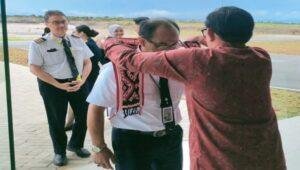 Penerbangan Reguler Perdana di Bandara Singkawang Berjalan Sukses