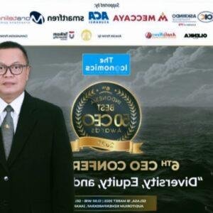 Dirut Bank Kalbar Raih Penghargaan Indonesia Best 50 CEO Awards 2025