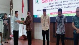 Gapkindo Kalbar Serahkan 6.000 Bibit Karet, Dorong Kebangkitan Perkebunan Bengkayan