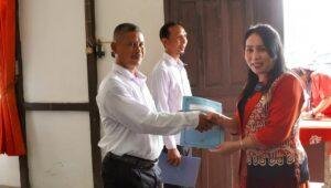 Wakil Bupati Sanggau Kukuhkan 30 Anggota BPD Beduai Masa Perpanjangan