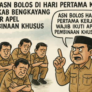 228 ASN Bolos di Hari Pertama Kerja, Pemkab Bengkayang Gelar Apel Pembinaan Khusus