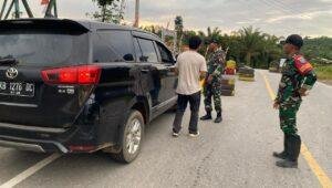 Penjagaan Diperketat, Kodim Sanggau Gelar Sweeping di Perbatasan RI-Malaysia