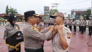 Polres Sanggau Gelar Upacara Kenaikan Pangkat, Wakapolres: Pangkat Adalah Amanah