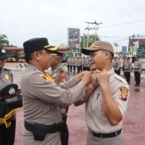 Polres Sanggau Gelar Upacara Kenaikan Pangkat, Wakapolres: Pangkat Adalah Amanah