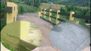 Jembatan Acu Retak, Warga Pertanyakan Kinerja Inspektorat Bengkayang