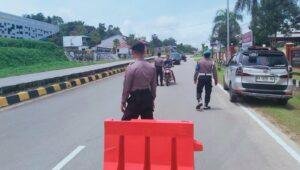 Polsek Entikong Gelar Razia Gabungan, Sasar Kejahatan Lintas Batas