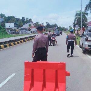 Polsek Entikong Gelar Razia Gabungan, Sasar Kejahatan Lintas Batas