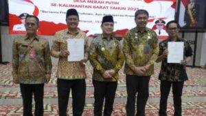 Gubernur Kalbar Resmikan Pembentukan Koperasi Merah Putih di Tingkat Desa dan Kelurahan