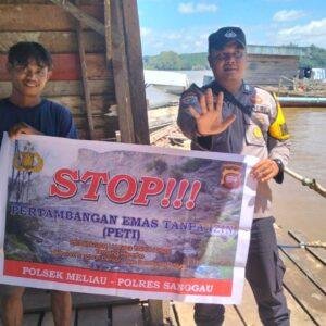 Polsek Meliau Gencarkan Sosialisasi Anti PETI