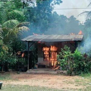 Kebakaran Hanguskan Rumah Warga di Toba, Kerugian Capai Rp200 Juta