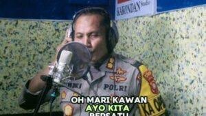 Lewat Lagu, Polres Landak Kampanyekan Ketahanan Pangan Secara Kreatif